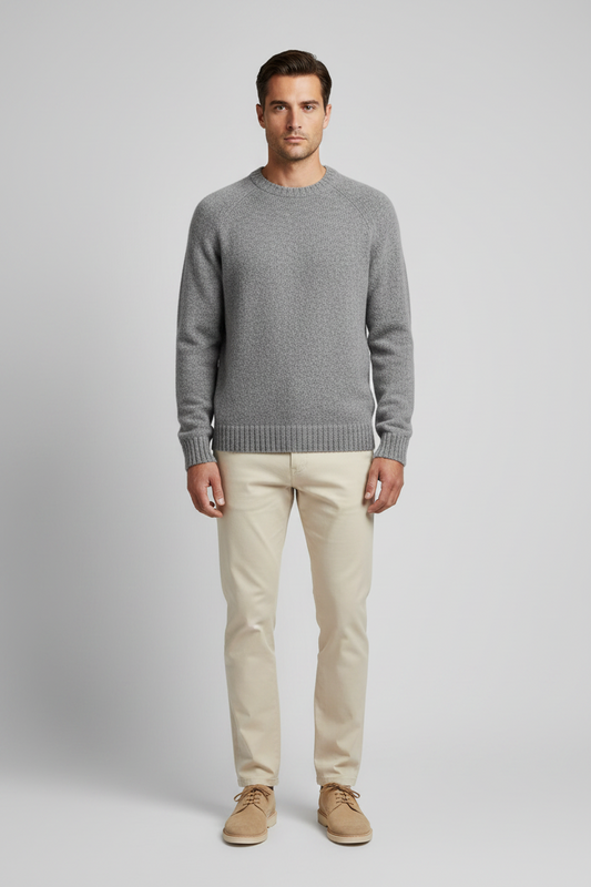 NN07 Lee Pullover in der Farbe Grau meliert