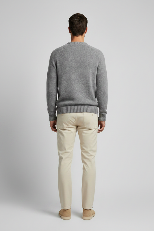 NN07 Lee Pullover in der Farbe Grau meliert