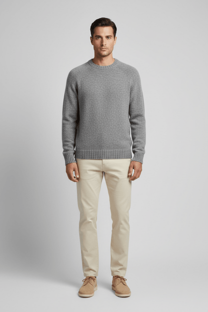 NN07 Lee Pullover in der Farbe Grau meliert