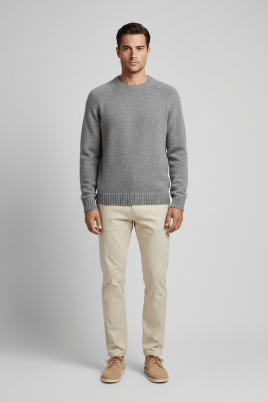 NN07 Lee Pullover in der Farbe Grau meliert