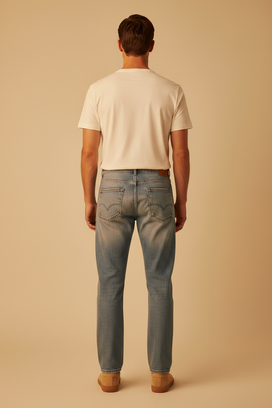 NN07 Sonny 1882 L Blue Washed Regular