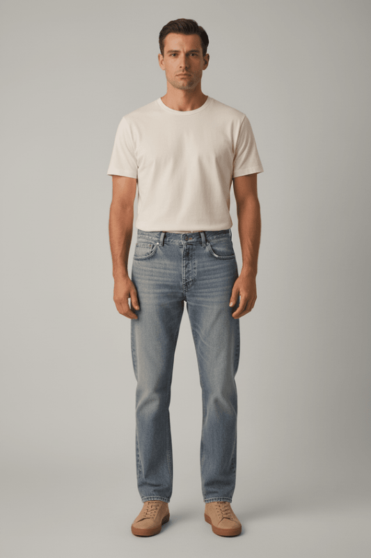 NN07 Sonny 1882 L Blue Washed Regular