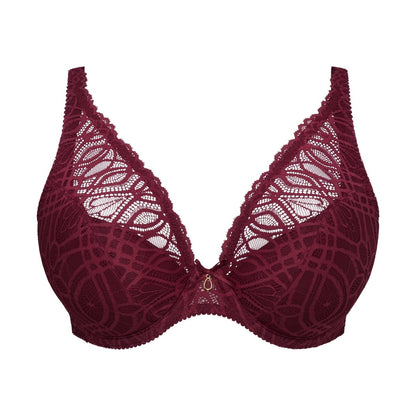 Primadonna Salerno BH Evening Red – halb unterlegter BH große Cups