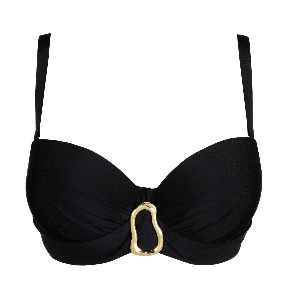 Primadonna Swim Uvita Unterlegter Bikini trägerlos Damen Schwarz