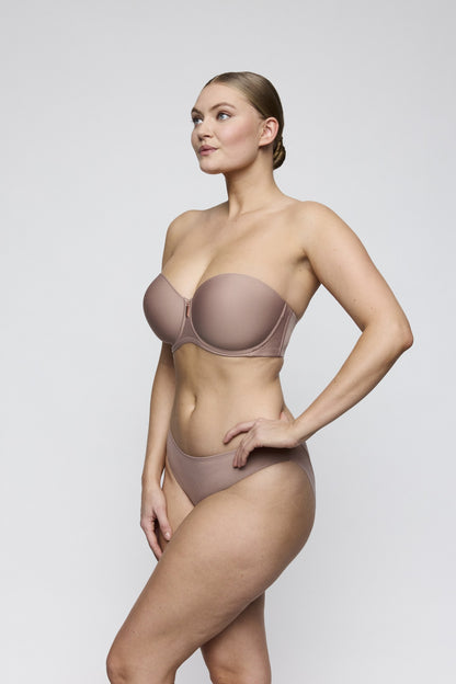 Primadonna Twist TWIXIE Unterlegter BH trägerlos Cosmetic – Model Seite