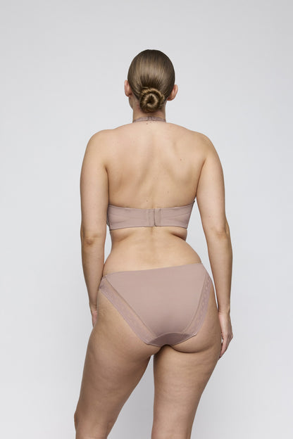 Primadonna Twist TWIXIE Unterlegter BH trägerlos Cosmetic – Model Rücken