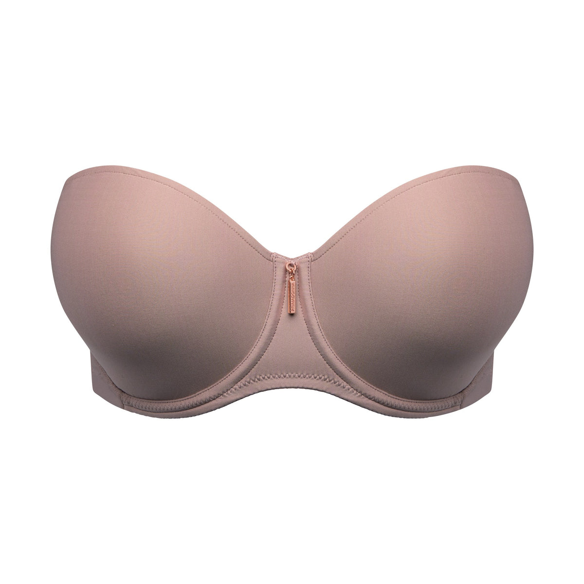 Primadonna Twist TWIXIE Unterlegter BH trägerlos Cosmetic – Ghost vorne