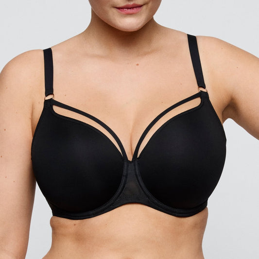 PrimaDonna Twist Sheary Unterlegter BH Herzform Schwarz