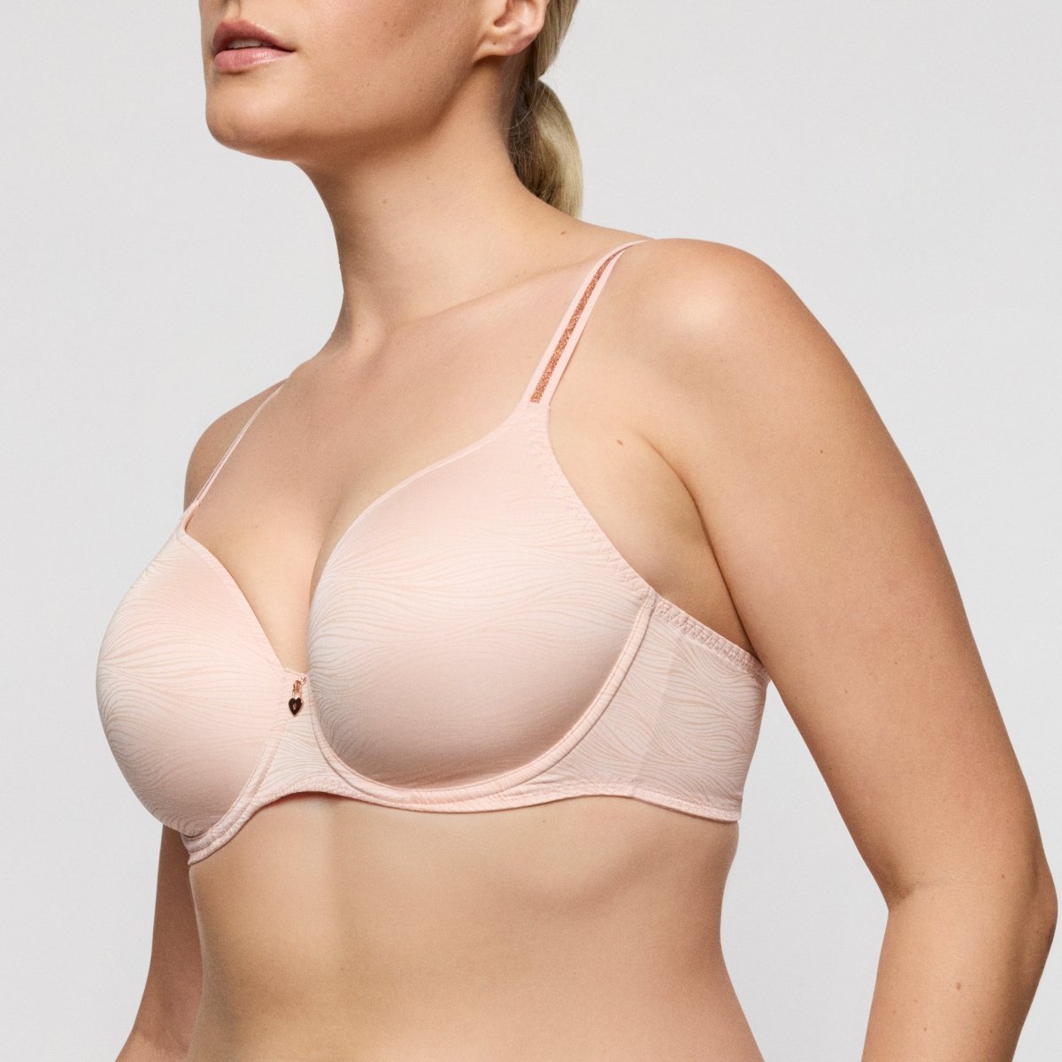 PrimaDonna Twist Unterlegter BH Herzform BRIANA in der Farbe pearly pink