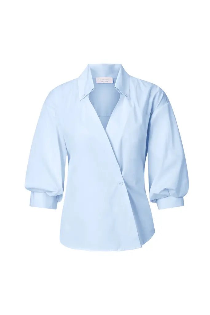 Rich and Royal Bluse Skyway Blue