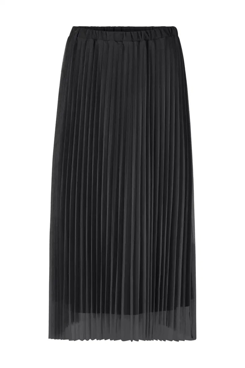 RICHROYAL Tulle Plisee Skirt in der Farbe Black