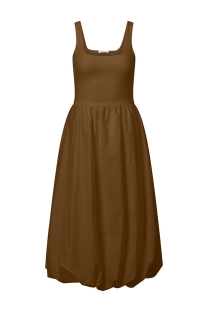 Rich & Royal Balloon Dress in der Farbe coconut bark
