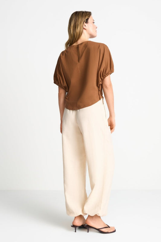 Rich & Royal Bazaar pants in der Farbe white stone