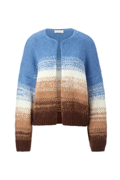 Rich & Royal Cardigan in der Farbe Dusty Blue