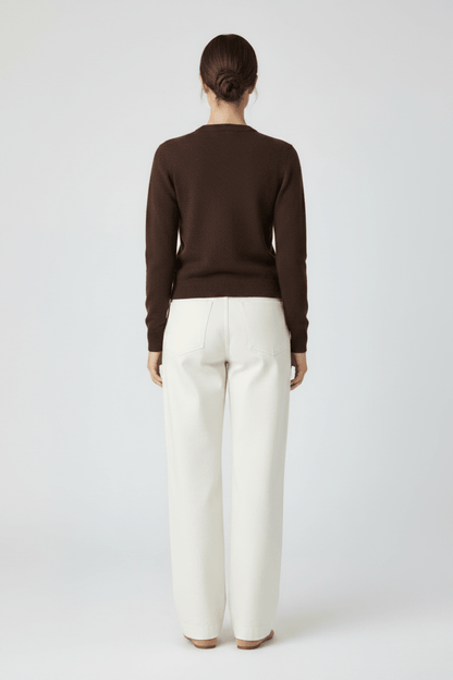 Rich & Royal Cashmere Cardigan Schokobraun