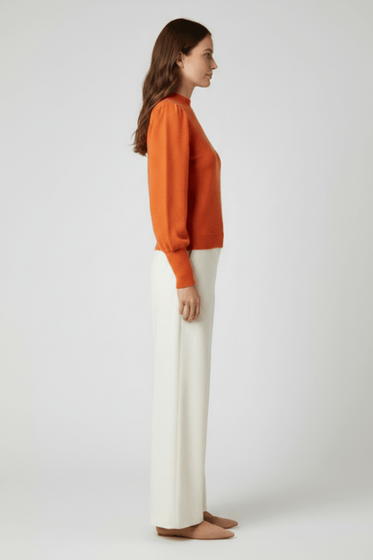 Rich & Royal Cashmere Pullover Rostorange
