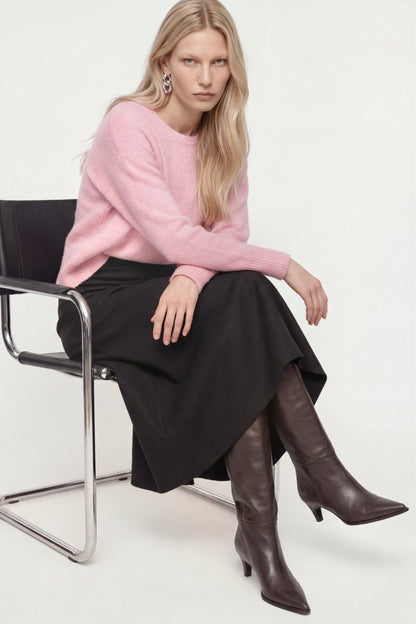 Rich & Royal Cozy Boat NK Long SLVS – powder rosé