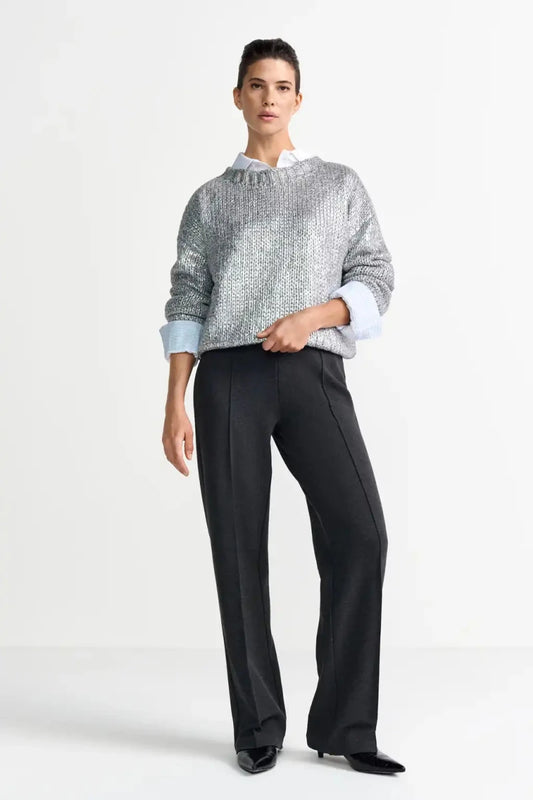 Rich Royal Crew Neck Sweatshirt in der Farbe Silver