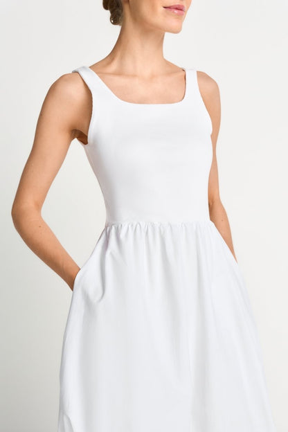 Rich & Royal Damen Balloon Kleid in white