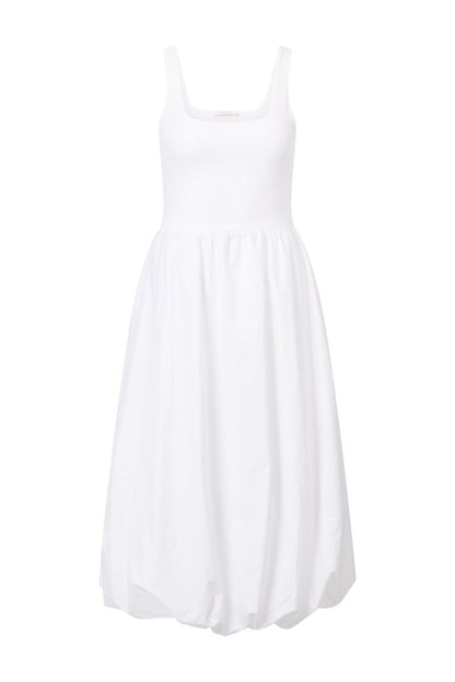 Rich & Royal Damen Balloon Kleid in white