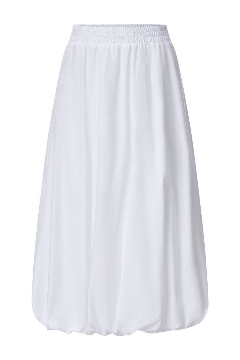 RICHROYAL Damen Baumwollrock im Balloon - Fit in white