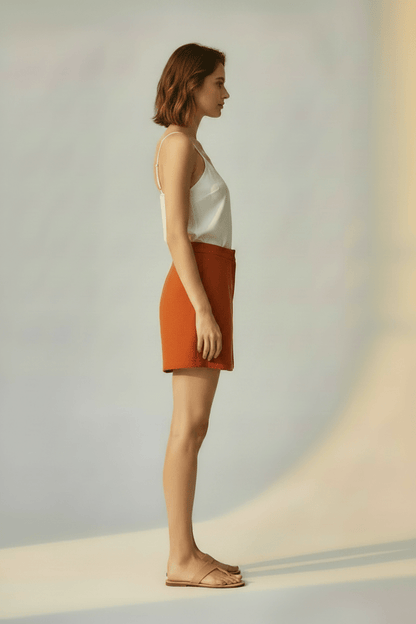 Rich & Royal Damen Scuba Shorts in lobster red