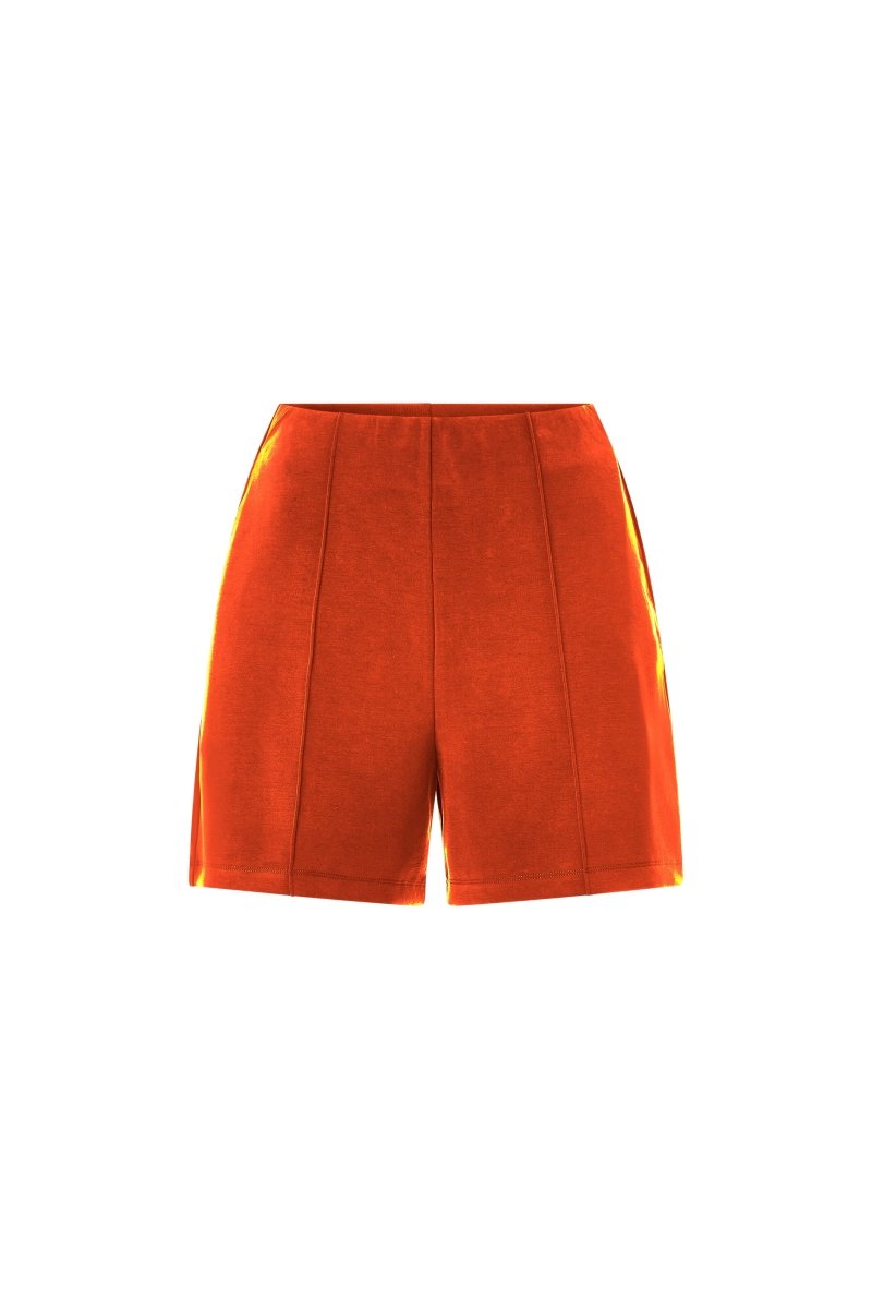 Rich & Royal Damen Scuba Shorts in lobster red
