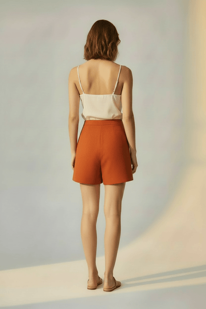 Rich & Royal Damen Scuba Shorts in lobster red
