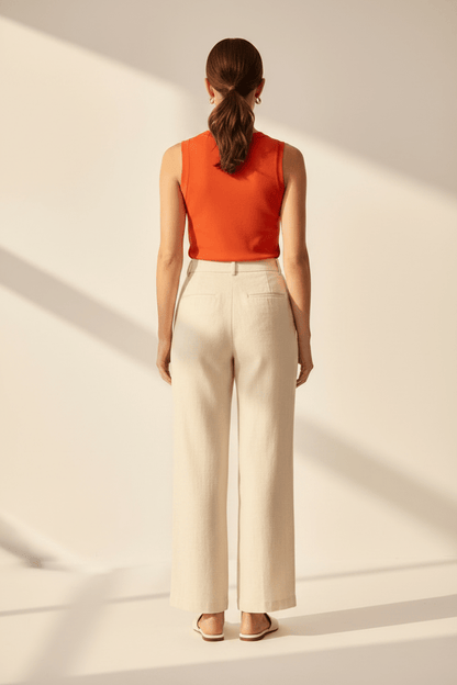 RICHROYAL Damen Scuba Top in lobster red