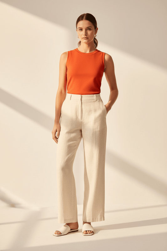 RICHROYAL Damen Scuba Top in lobster red