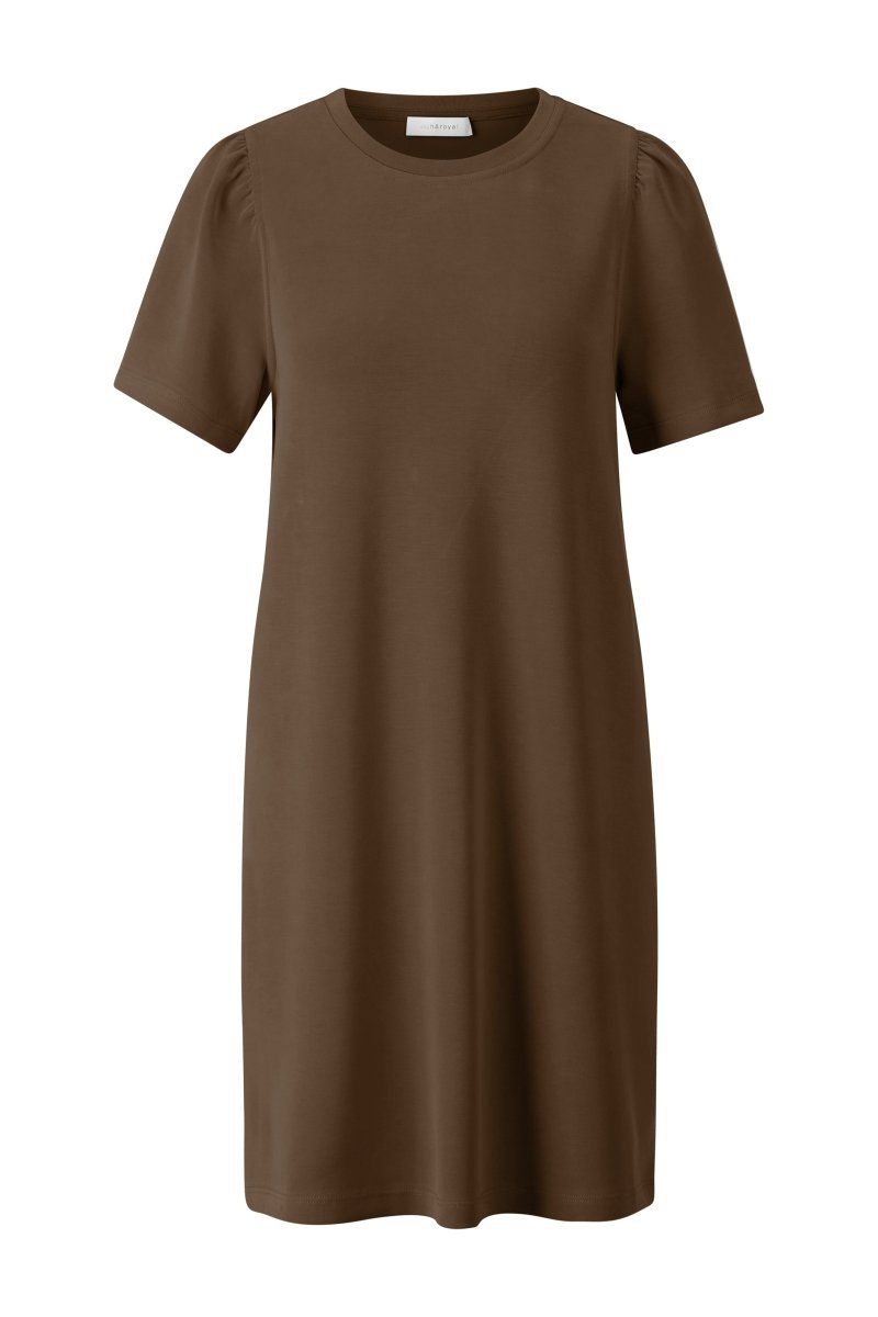 RICHROYAL Damen Sweatkleid in coconut bark