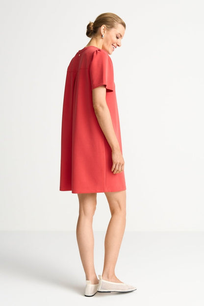Rich & Royal Damen Sweatkleid in lobster red