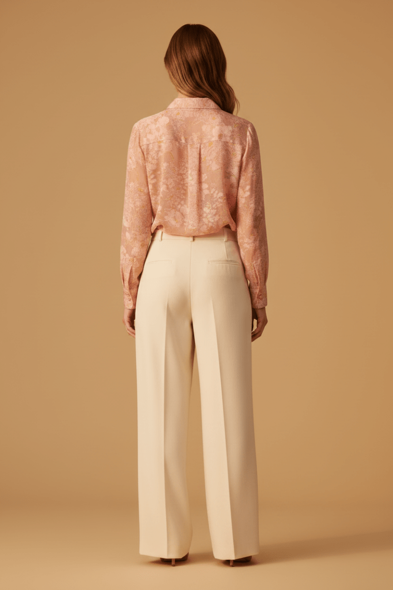 Rich & Royal Flower Blouse Powder Rosé – Feminine Damen Bluse