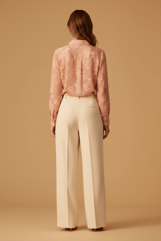 Rich & Royal Flower Blouse Powder Rosé – Feminine Damen Bluse