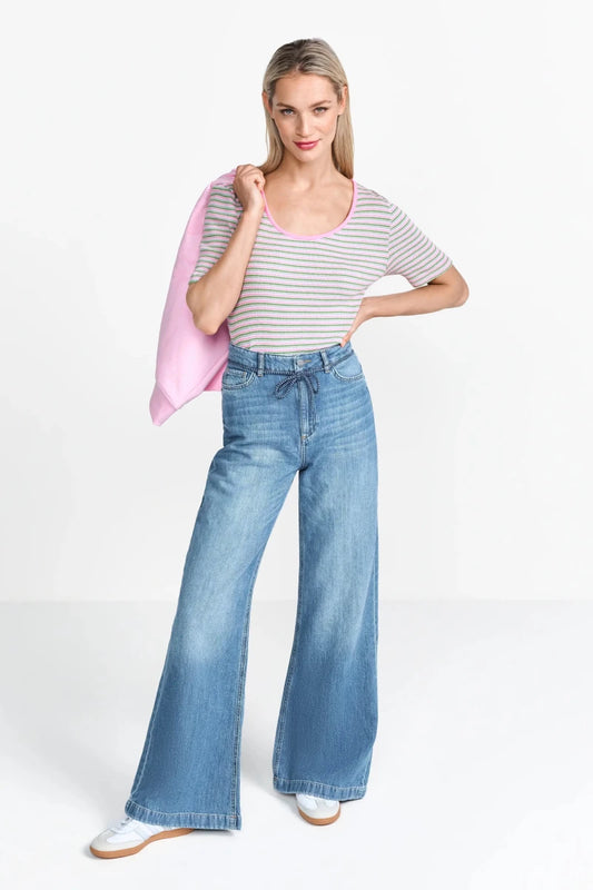 Rich & Royal gestreiftes Ripshirt multicolor