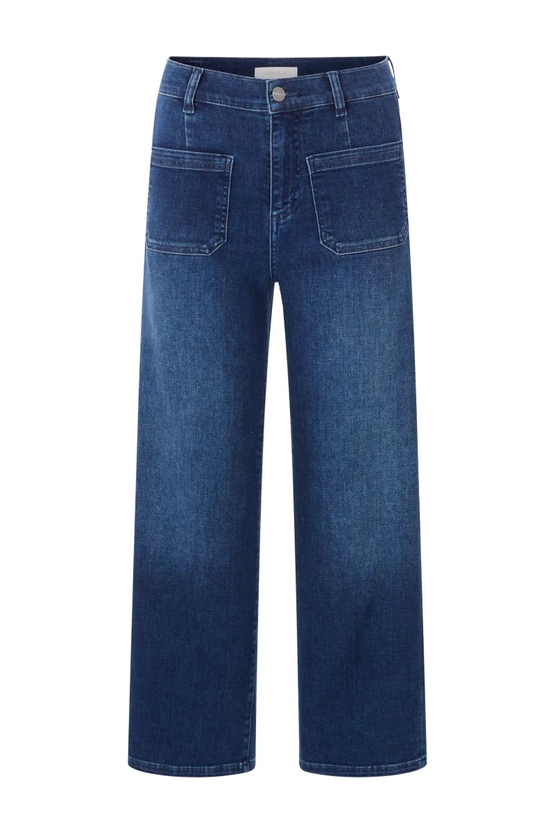 Rich & Royal Jeans - Culotte in der Farbe Blue Denim