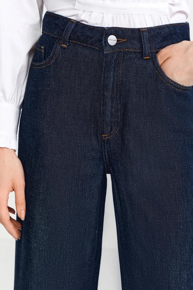 Rich & Royal Jeans Marlene in der Farbe Blue Denim