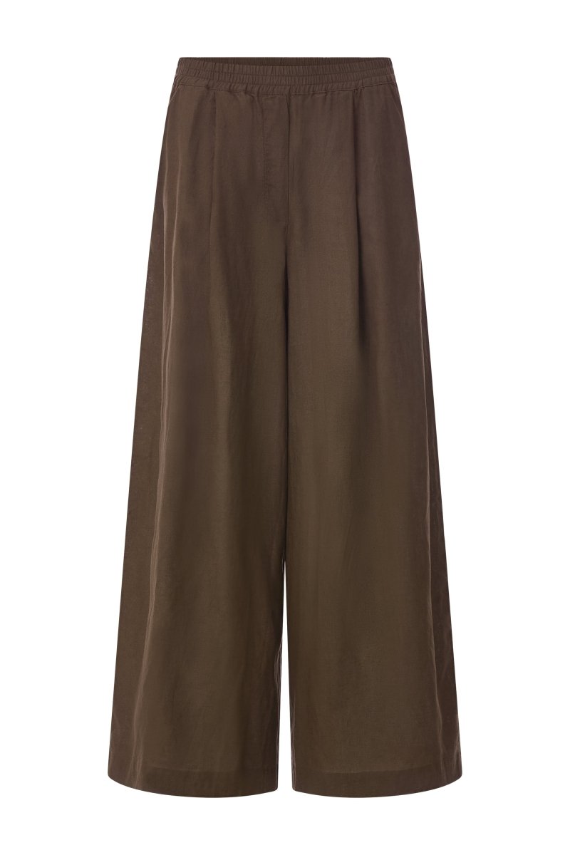 RICHROYAL Leinenhose Wide Leg für Damen