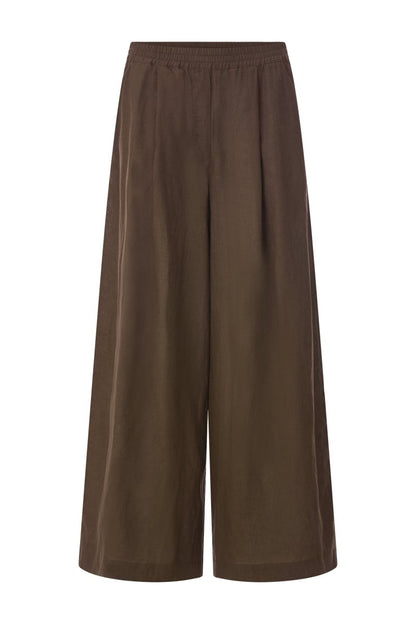 RICHROYAL Leinenhose Wide Leg für Damen
