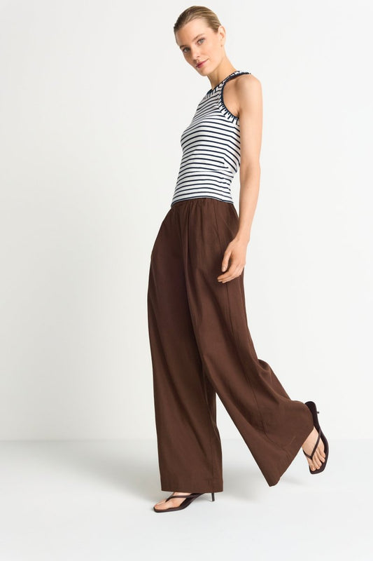 Rich & Royal Leinenhose Wide Leg für Damen