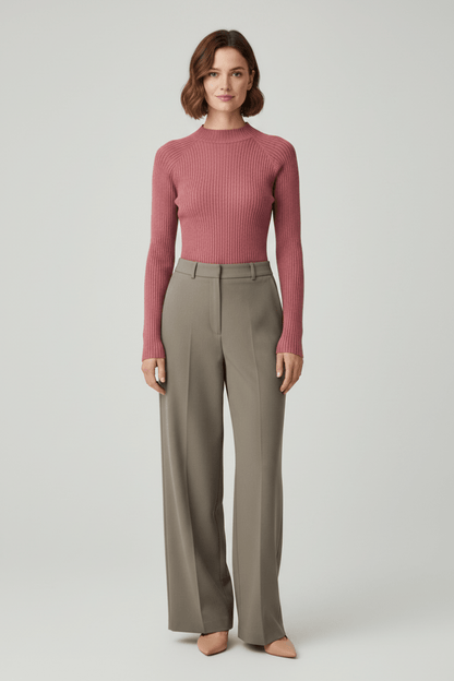 Rich & Royal Merino Rib Pink Radiance