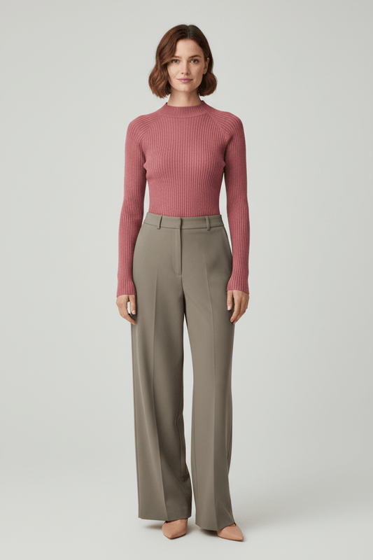 Rich & Royal Merino Rib Pink Radiance