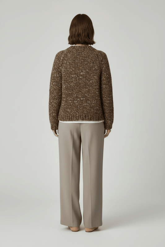 Rich & Royal Multicolour Strickjacke in Golden Moss