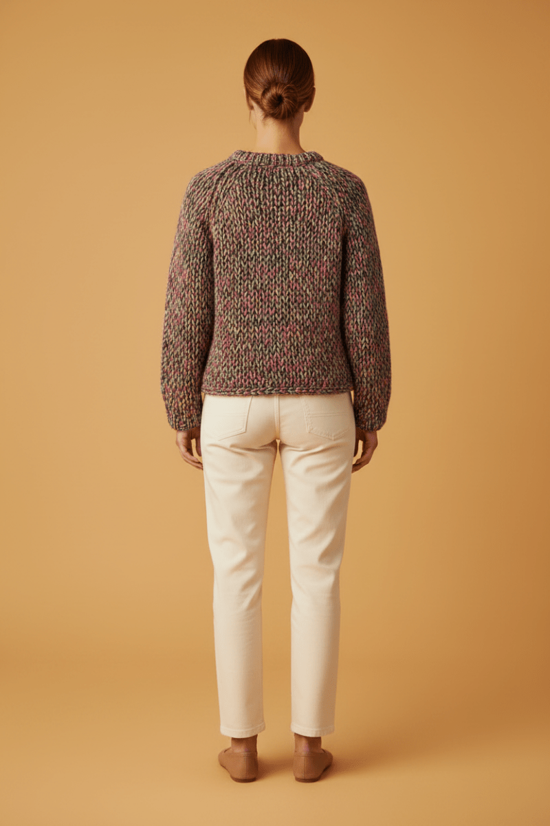 Rich & Royal Multicoloured Mock Neck hazel
