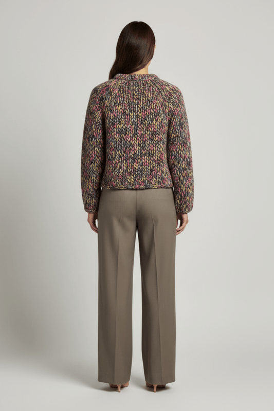 Rich & Royal Multicoloured Mock Neck hazel