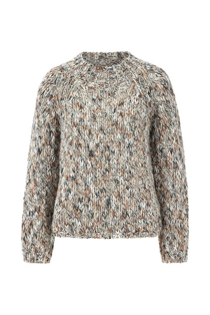 Rich & Royal NOS Multi Sweater Pearl White