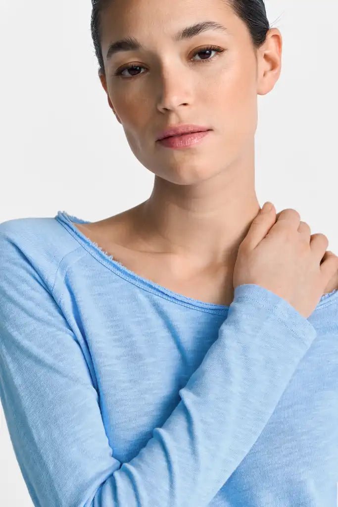 Rich Royal Organic Heavy Jersey Longsleeve in der Farbe Open Air