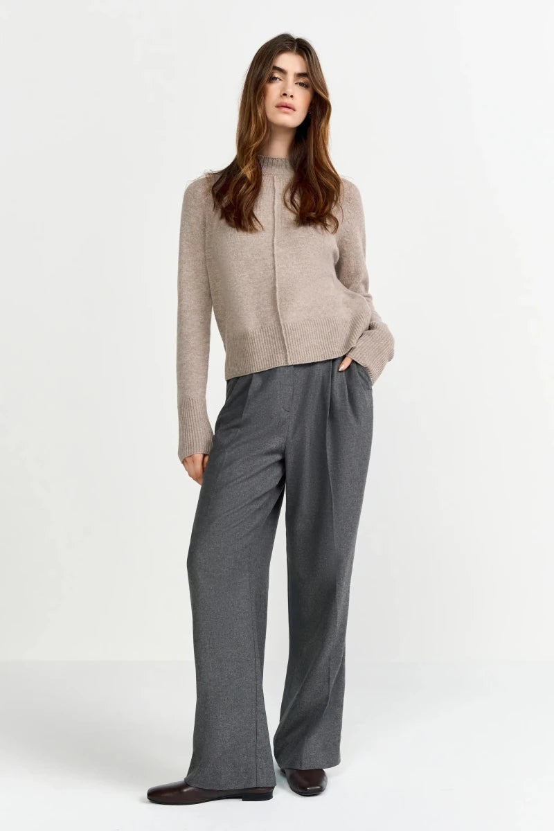 Rich & Royal Pullover in der Farbe Caffee Latte