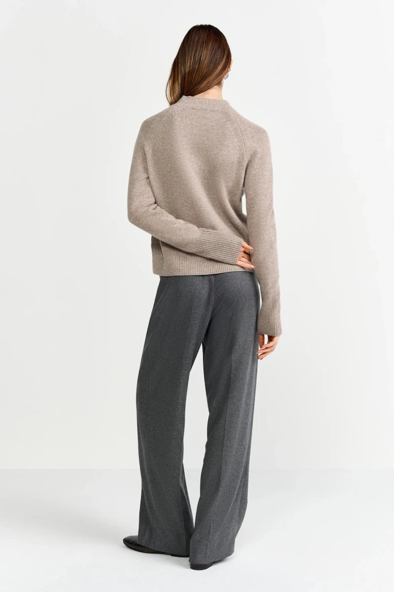 Rich & Royal Pullover in der Farbe Caffee Latte