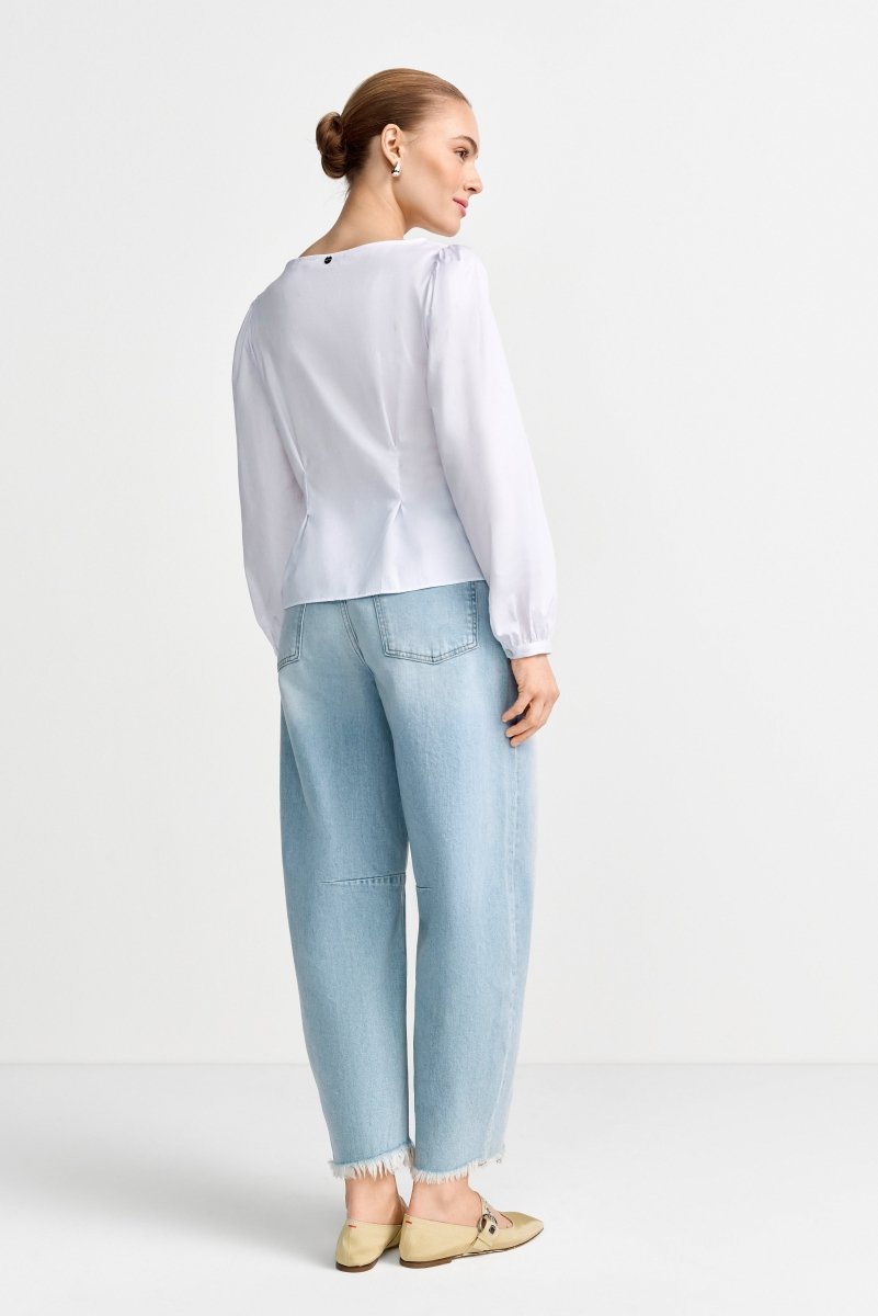 Rich & Royal Queens Barrel Deep Blue Denim in der Farbe denim blue